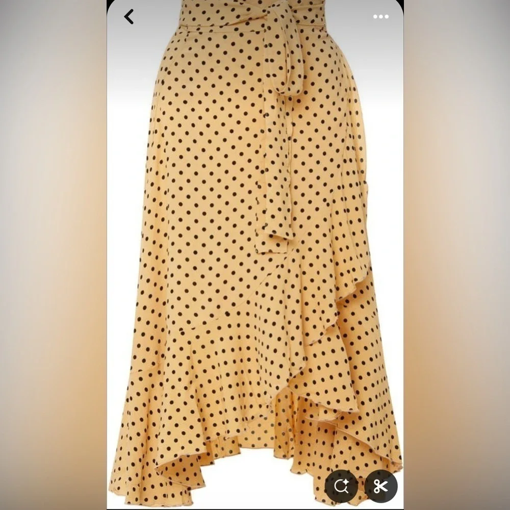 Faithfull the Brand , Tramonti Skirt Lula Dot SIZE 2 US or XS NWT skirt only
